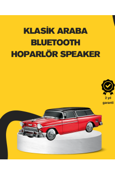Vintage Tasarımlı LED Işıklı Bluetooth Hoparlör 10W