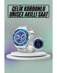 Powerbank Kulaklık ve 7 Kordonlu Akıllı Saat Çoklu Şarj Girişi Bluetooth Bağlantılı