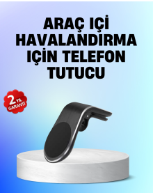 Manyetik Araç Telefon Tutucu – 360° Döner Kalorifer Petekli