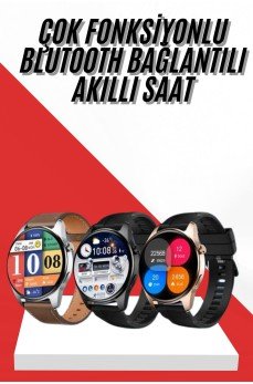 Akıllı Saat 1.5 Inç Amoled Ekran Çift Kordonlu GPS NFC Uyumlu