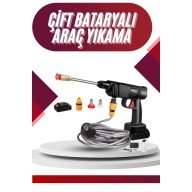 Oto Araba Yıkama Şarjlı Ve Yüksek Basınçlı Oto Yıkama Ve Sulama Tabancası
