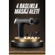 Profesyonel Masaj Tabancası Sporcu Masaj Aleti 4 Başlıklı Şarjlı Titreşimli