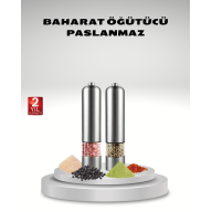 Otomatik Pilli Tuz ve Karabiber Öğütücü Seti