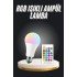 Ambiyans Aydınlatma RGB Led Lamba Kumandalı Renk Değiştirebilen