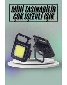 Mıknatıslı Parlak Led Işık 3 Fonksiyonlu Şarj edilebilir Ledli Mini Taşınabilir