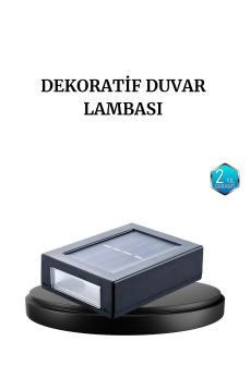 6 LED Güneş Enerjili Sensörlü Lamba – Akıllı Işık Sensörlü, Enerji Tasarruflu Bahçe Aydınlatma