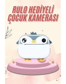 Dijital HD Video Kamera Çocuk Fotoğraf Makinesi  Anlık Termal Rulo