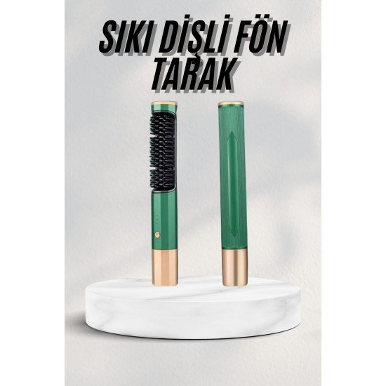 Düzleştirici Fırça Saç Düzleştirici Arada Fön Tarak Taşınabilir Düzleştirici Fırça Saç Düzleştirici Arada Fön Tarak Taşınabilir