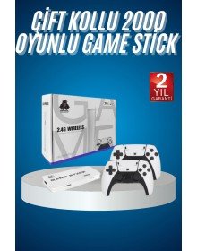 2.4 GHZ Oyun Konsolu Çift Konsol 4K Ultra Hd Game Stick