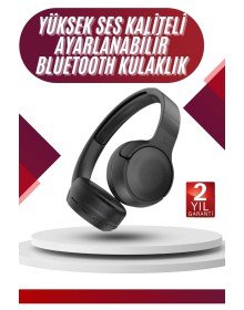 Yeni Nesil Kulak Üstü Bluetooth Kulaklık Type-C Girişli Yüksek Ses Kaliteli