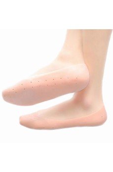 1 Çift Silikon Hava Alır Patik Silikon Ayak -Topuk Koruyucu Nemlendirici