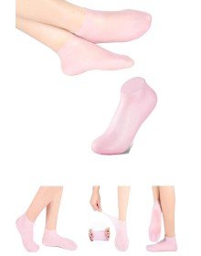 1 çift silikon jel topuk nemlendirici çorap ayak bakımı çatlama koruyucu krem çorabı