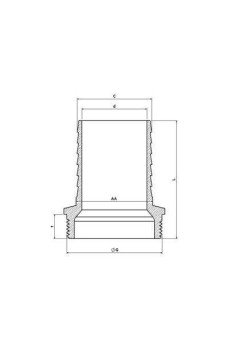 1''lik Sarı Hortum Rakoru 1''lik Sarı Hortum Rakoru