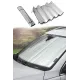 Katlanabilir Oto Ön Cam Güneş Koruma Isı Yalıtımlı Peugeot 3008 Nissan Qashqai Honda Civic Volkswagen Passat