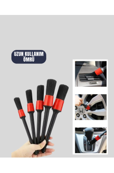 Araba Temizliği İçin 5 Parça Fırça Takımı