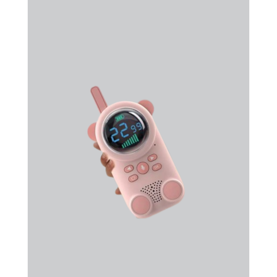 LCD Ekranlı Çocuk Telsizi – İki Yönlü Ses, 1-3 km Çekim Mesafesi