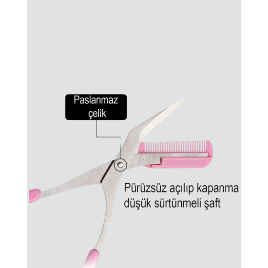 Kaş Düzeltme Makası Taraklı – Profesyonel ve Pratik Kaş Bakımı