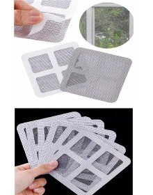 15 Adet Yapışkanlı Kesilerek Kullanılabilir Yırtık Kapı-Pencere Sinekliği Onarım Tamir Bandı