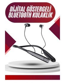 100 Saat Bluetooth Kulaklık Dijital Göstergeli ANC Özelliği Kablolu