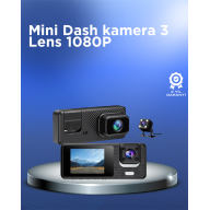 1080P 3 Kameralı Araç DVR – Döngü Kayıt ve Geri Görüş Özellikli