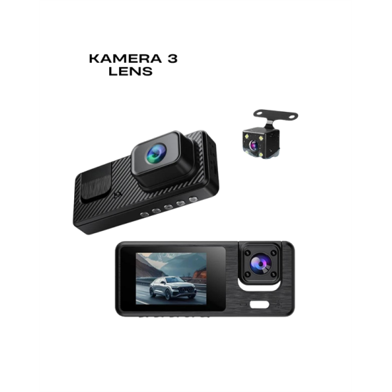 1080P 3 Kameralı Araç DVR -Q301