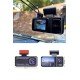 1080P 3 Lensli WİFİ Araç İçi Kameralı Ekran DVR Kaydedici Gece Görüşlü