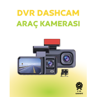 1080p Ön, 720p Arka ve İç Kamera ile %100 Kapsama – Gece Görüşlü Araç Kamerası