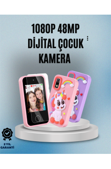 1080p HD Video Kaydı ve 2,8” Dokunmatik Ekran – Çocuklar İçin Gerçekçi Görüntü Deneyimi