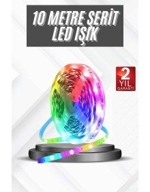 RGB Şerit Led 10 Metre Led Işık Kumanda ile Kontrol RGB
