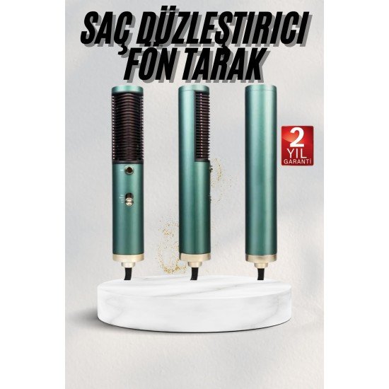 Fön Tarak Saç Düzleştirici Saç Kurutma Makinesi Sıcak Hava Fırçası