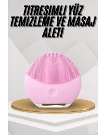 Hassas Ciltlere Özel Titreşimli Yüz Temizleme ve Masaj Aleti