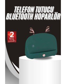 Bluetooth Hoparlör Uzun Pil Ömrü Yüksek Ses Kaliteli Kablosuz Telefon Tutma