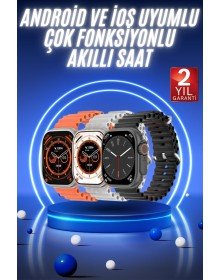Akıllı Saat Ultra Android & İOS Uyumlu Arama Bildirim Özellikli