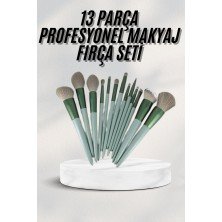 Dayanıklı Makyaj Fırçası Seti 13 Parça Yumuşak Kıllı Fırçalar Allık Fondöten Far Fırçası