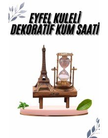 Paris Eyfel Kulesi Hediyelik Eyfel Retro Kum Saati Dekoratif Eşya