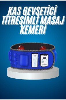 Titreşimli Kas Gevşetici Masaj Kemeri Zayıflama Aleti Bel Bölge Sırt Masaj Aleti