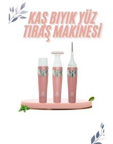 3 İn 1 Epilasyon Aleti Hassas Ciltlere Özel Uzun Ömürlü Kaş Yüz Burun