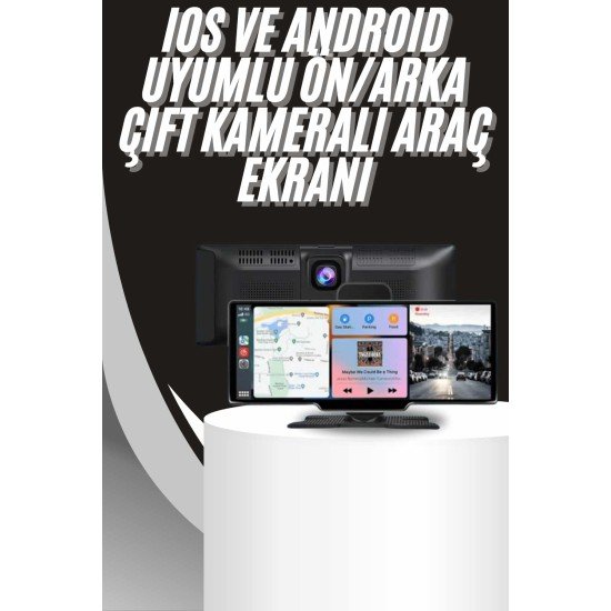 4K 10.2 İnç Çift Kameralı Araç Multimedya Ekranı CarPlay Kablosuz Tüm Cihazlara Uyumlu 4K 10.2 İnç Çift Kameralı Araç Multimedya Ekranı CarPlay Kablosuz Tüm Cihazlara Uyumlu