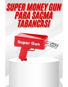 Çocuklara Özel Eğlenceli Para Saçma Makinası Parti Oyuncağı Kırmızı