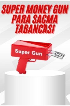 Çocuklara Özel Eğlenceli Para Saçma Makinası Parti Oyuncağı Kırmızı