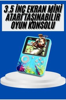 Çocuklara Özel 4K HD Retro Oyun Konsol El Atari Taşınabilir 500 Oyunlu