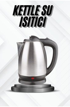 Kettle Su Isıtıcı C F Priz Uyumlu 220 - 240 V Paslanmaz Çelik Kablolu