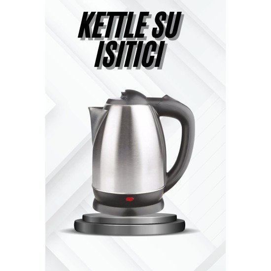 Kettle Su Isıtıcı C F Priz Uyumlu 220 - 240 V Paslanmaz Çelik Kablolu Kettle Su Isıtıcı C F Priz Uyumlu 220 - 240 V Paslanmaz Çelik Kablolu