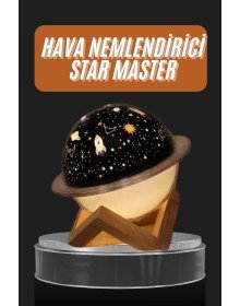 Aromaterapi Hava Nemlendirici Gece Lambası Uzay Model Satürn Oda Kokusu