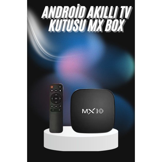 2.4G Wifi Tv Box Medya Oynatıcı TV Uyumlu MX Box Kutusu Android TV 2.4G Wifi Tv Box Medya Oynatıcı TV Uyumlu MX Box Kutusu Android TV