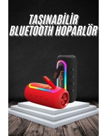 Bluetooth Hoparlör USB Şarjlı Uzun Pil Ömrü Android ve İOS Uyumlu Renkli
