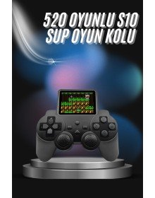 S10 Gamepad 520 Oyunlu Klasik Taşınabilir Retro Oyunlar Oyun Konsolu El Atarisi