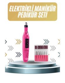 Protez Tırnak Ayak Nasır Ve Tırnak Mantar Makinesi Elektrikli 12v Tırnak Törpü Seti
