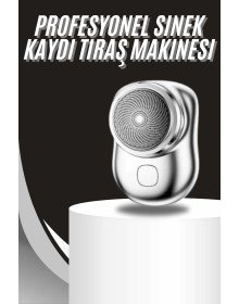 Kablosuz Tıraş Makinesi Günlük Hızlı Taşınabilir Şarjlı Yuvarlak Paslanmaz Çelik