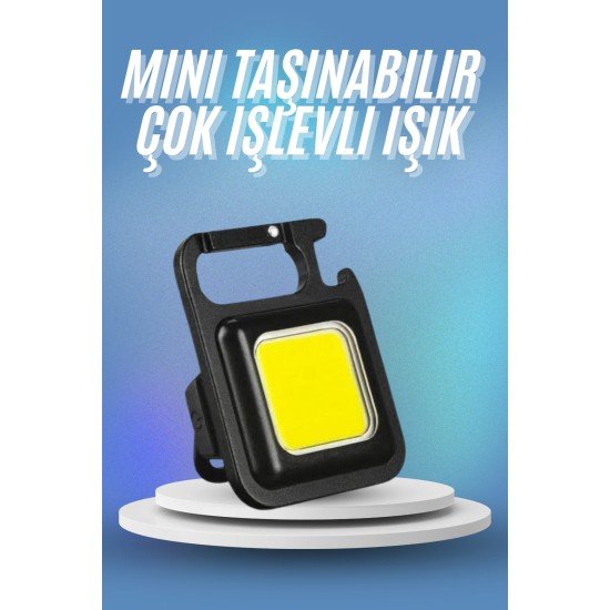 Işıldak USB Şarjlı Cep El Feneri Taşınabilir Mini Led Işık Çok Fonksiyonlu Işıldak USB Şarjlı Cep El Feneri Taşınabilir Mini Led Işık Çok Fonksiyonlu